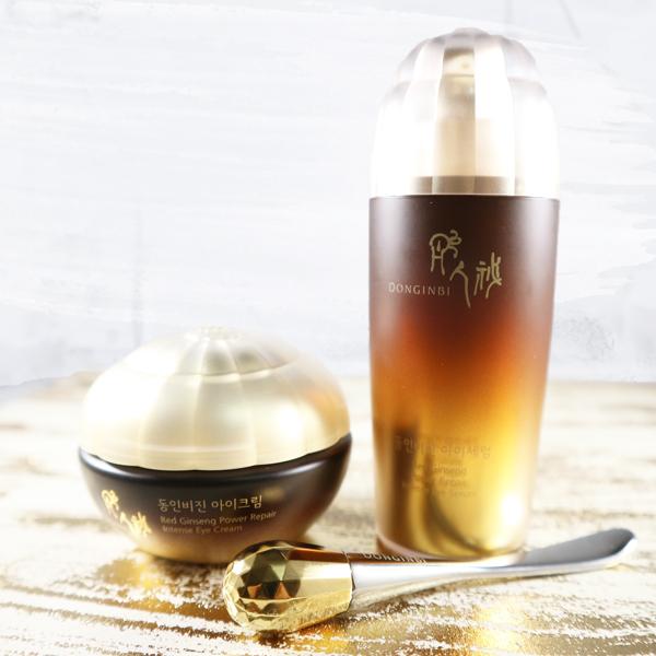 Donginbi Red Ginseng Power Repair Augenserum und Creme Kit Review M12