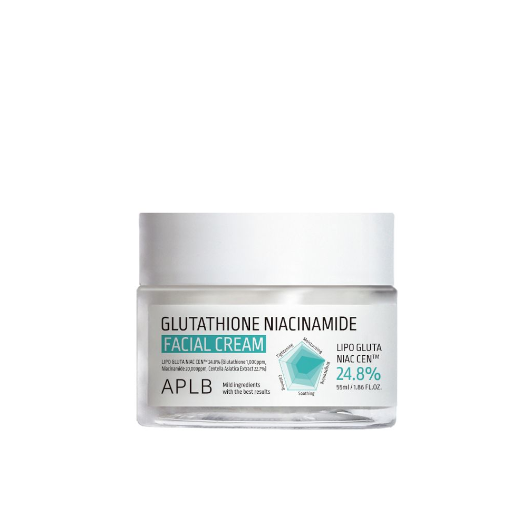 APLB Glutathione Niacinamide Facial Cream, 55ml | Masksheets APLB Glutathione Niacinamide Facial Cream, 55ml | Masksheets