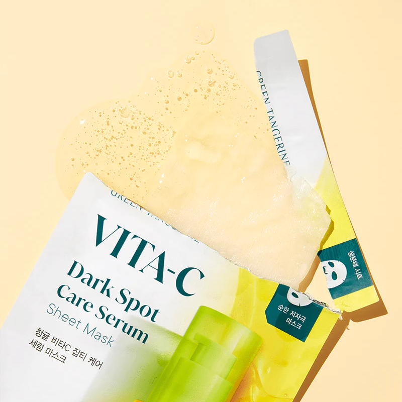 Green Tangerine Vita C 黑斑精华面膜 - 1 盒 5 片