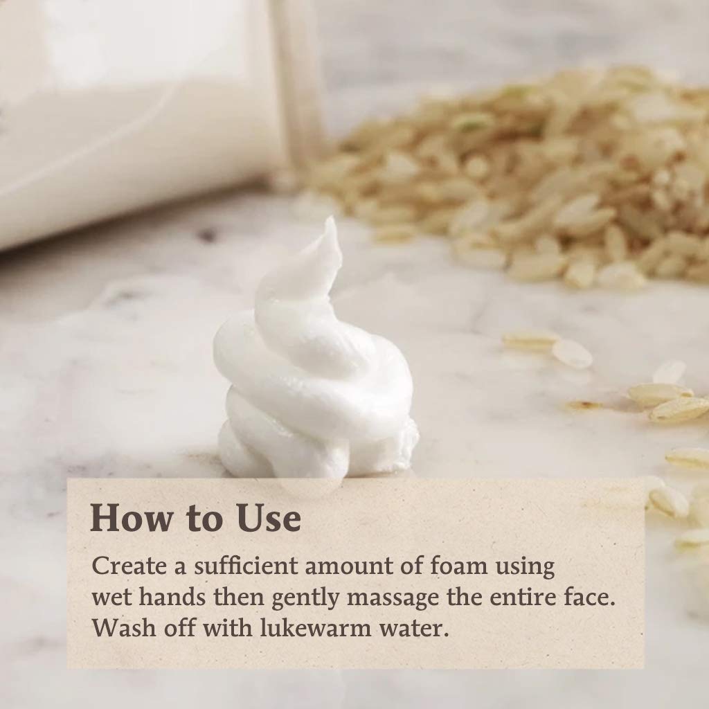 Rice Brightening Scrub Foam