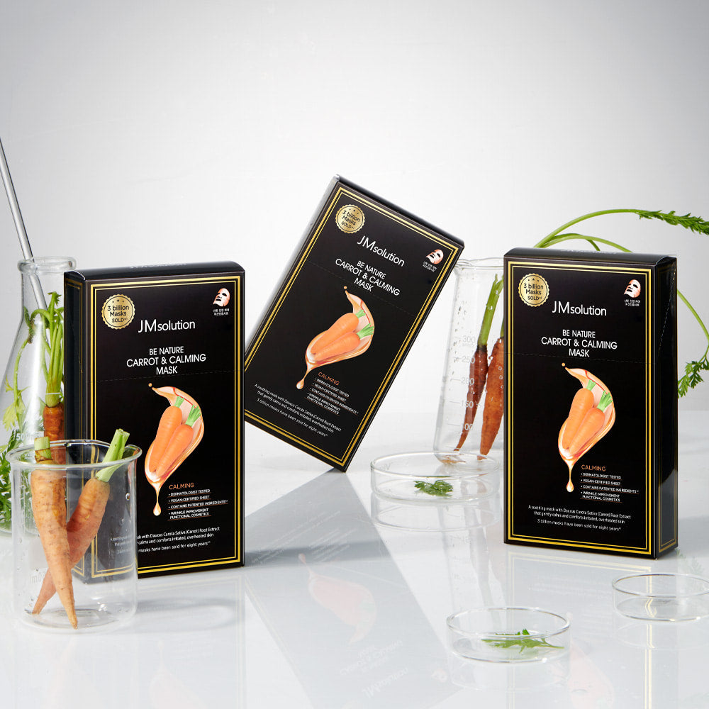 Be Nature Carrot & Calming Mask 1 Box of 10 Sheets