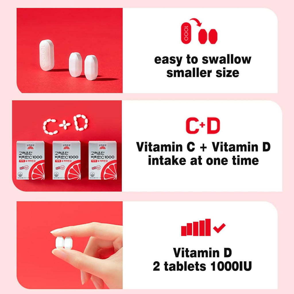 Korea Eundan Vitamin C 1000, 120 Tablets