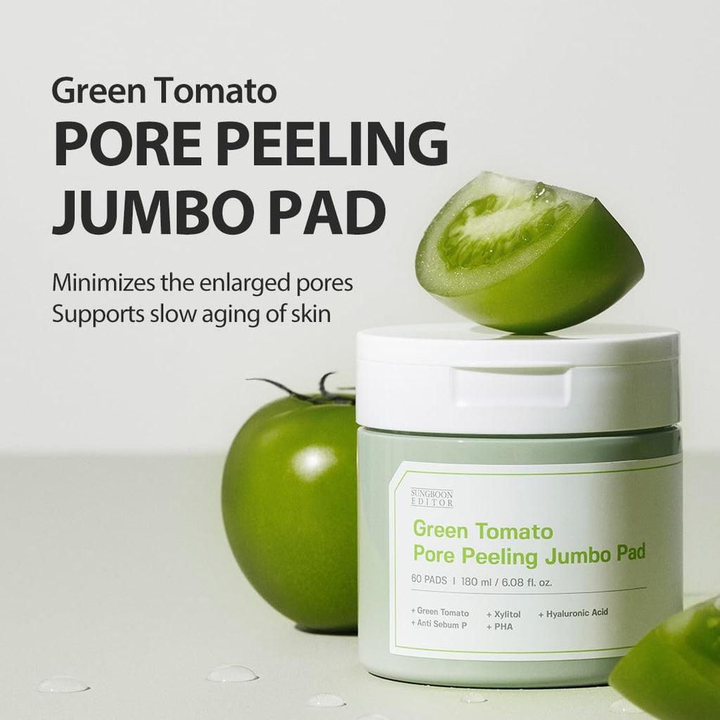Green Tomato Pore Peeling Jumbo Pad
