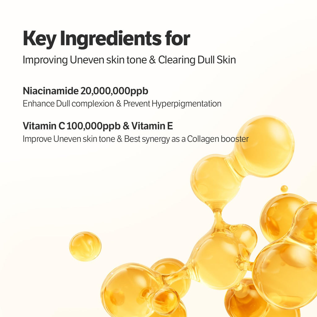 Deep Collagen Niacin Vita C Brightening Mask - 1 Box of 4 Sheets