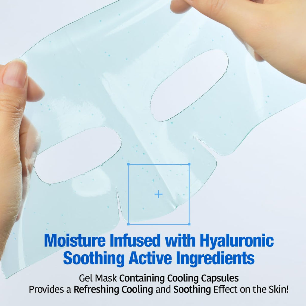 Heartleaf Hyaluron Soothing Gel Mask - 1 Box of 5 Sheets