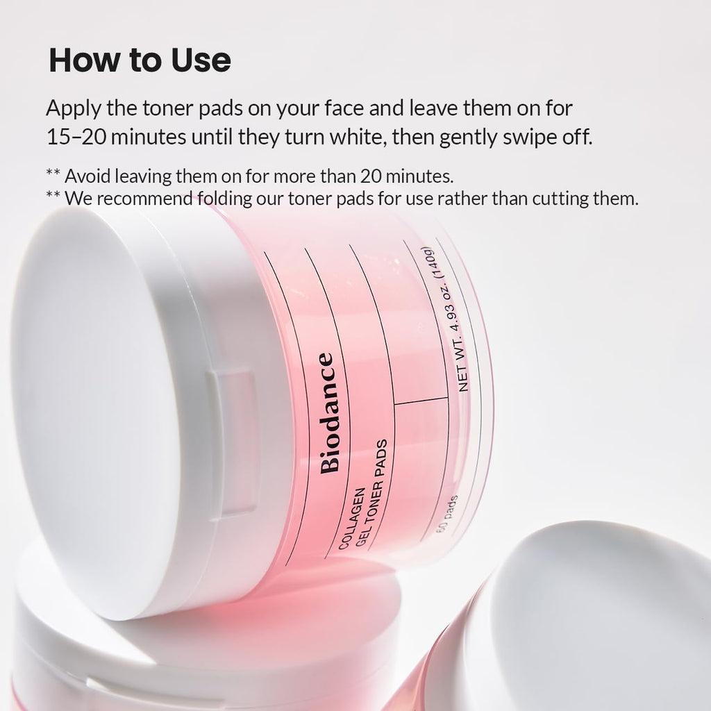 Collagen Gel Toner Pads