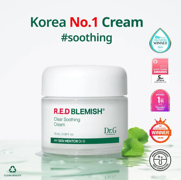 Dr.G R.E.D BLEMISH クリーム 美容液 セット Dr. G Red Blemish Clear Soothing Cream | Masksheets
