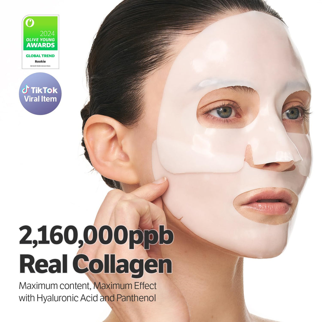 Deep Collagen Niacin Vita C Brightening Mask - 1 Box of 4 Sheets