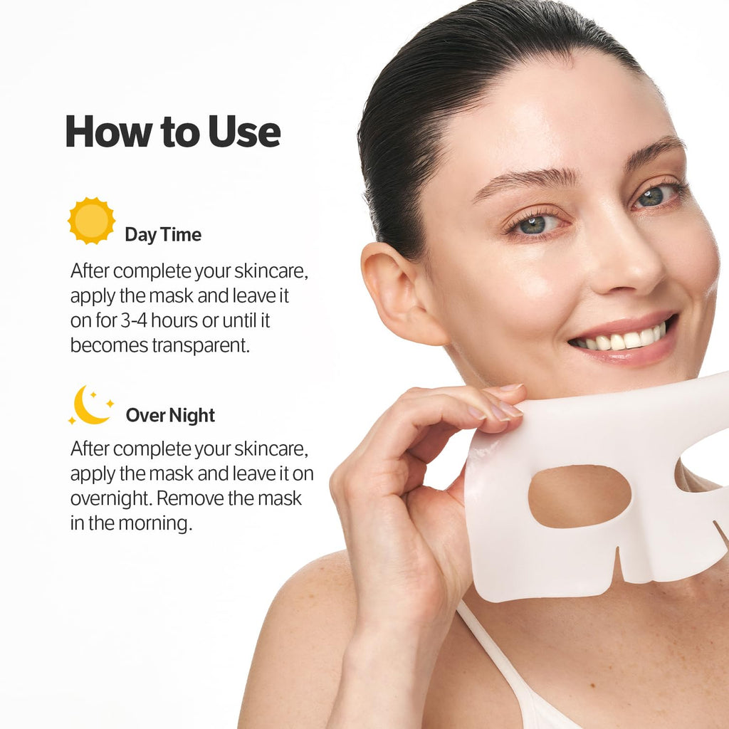 Deep Collagen Niacin Vita C Brightening Mask - 1 Box of 4 Sheets