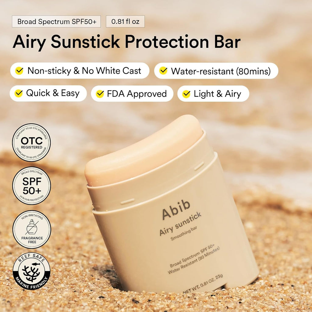 Airy Sunstick Smoothing Bar Broad Spectrum SPF50+
