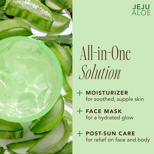 The Face Shop Jeju Aloe Fresh Soothing Gel, 300ml | Masksheets
