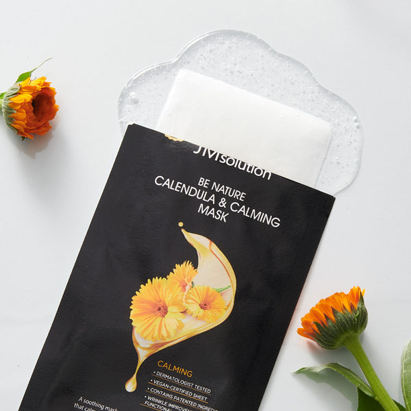 JM Solution Be Nature Calendula & Calming Mask 1 Box of 10 Sheets