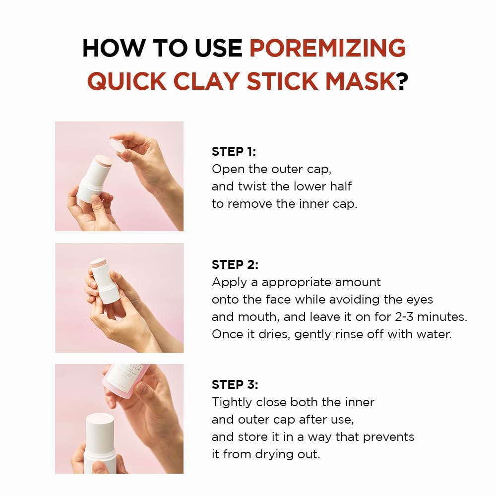Madagascar Centella Poremizing Quick Clay Stick Mask, 27g