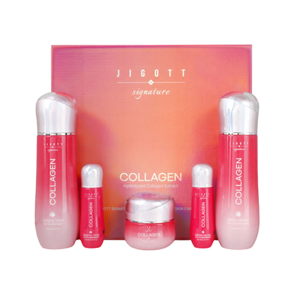 Jigott Signature Collagen Essential Skin Care 3 PCs Set | Masksheets