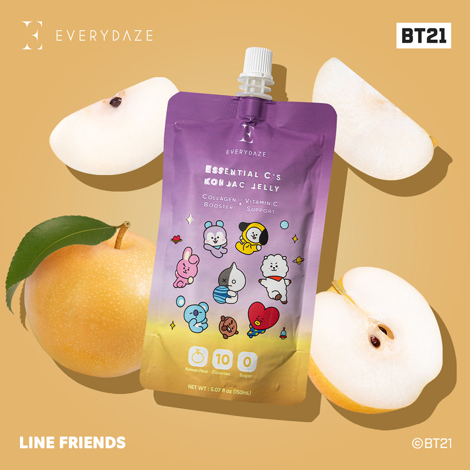 EVERYDAZE with BT21:Essential C 魔芋果冻 – 梨