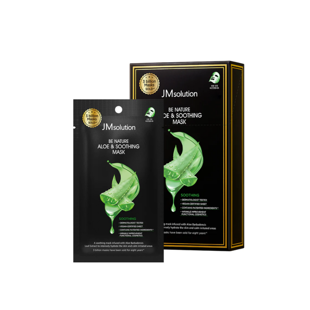 Be Nature Aloe & Soothing Mask 1 Box of 10 Sheets