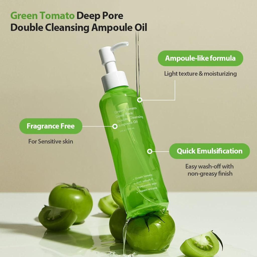 Green Tomato Double Cleansing Ampoule Oil