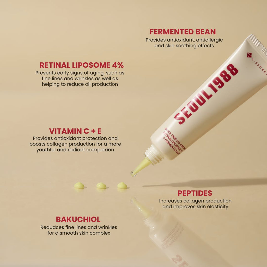 SEOUL 1988 Eye Cream : Retinal Liposome 4% + Fermented Bean
