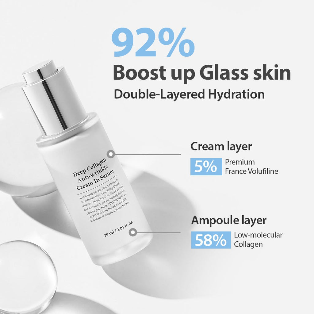 Deep Collagen Anti-wrinkle Cream In Serum