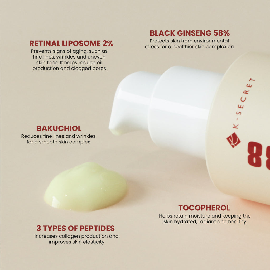 SEOUL 1988 Serum : Retinal Liposome 2% + Black Ginseng