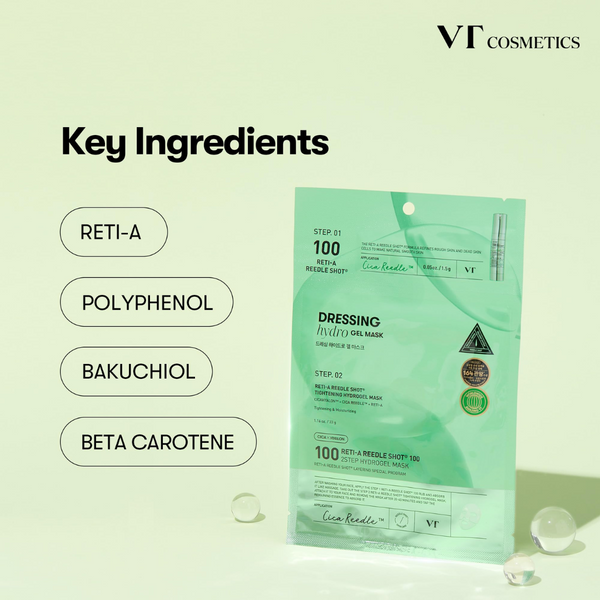 VT Reti-A Reedle Shot 100 2-Step Hydrogel Mask | Masksheets