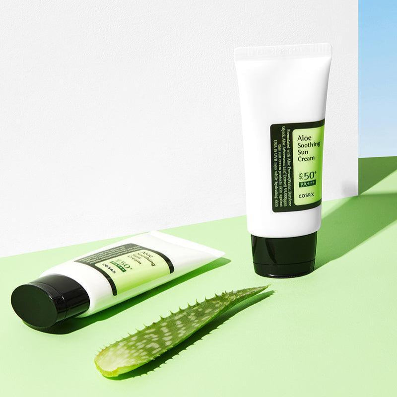 알로에 수딩 선크림 SPF50 PA+++
