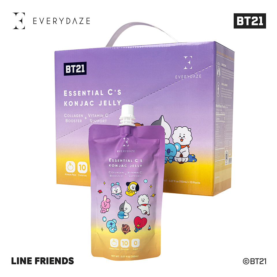 EVERYDAZE with BT21:Essential C 魔芋果冻 – 梨