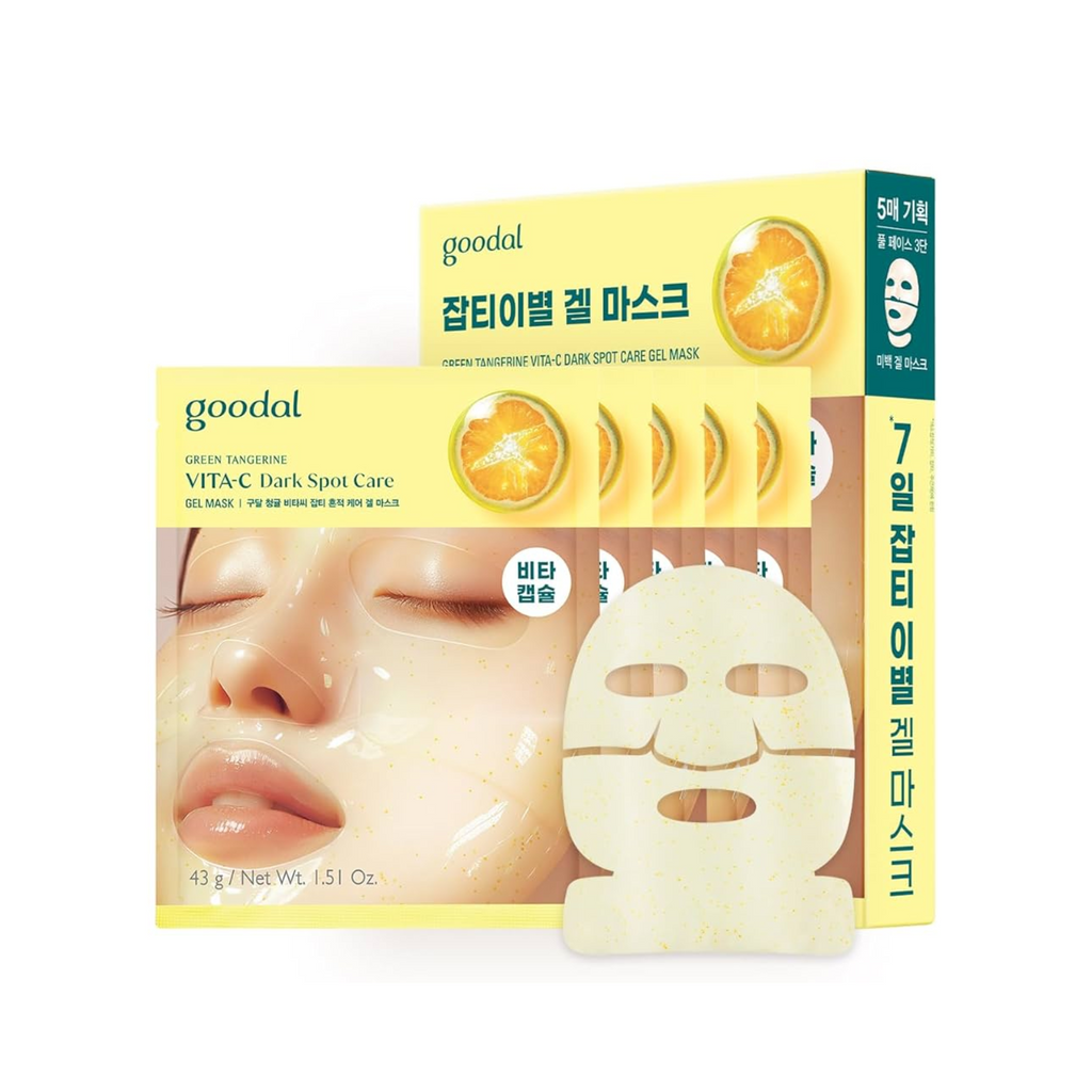 Green Tangerine Vita-C Dark Spot Care Gel Mask - 1 Box of 5 Sheets