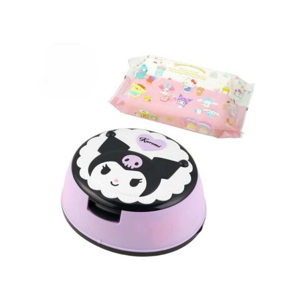 LEC Sanrio Wet Tissue with Kuromi Case