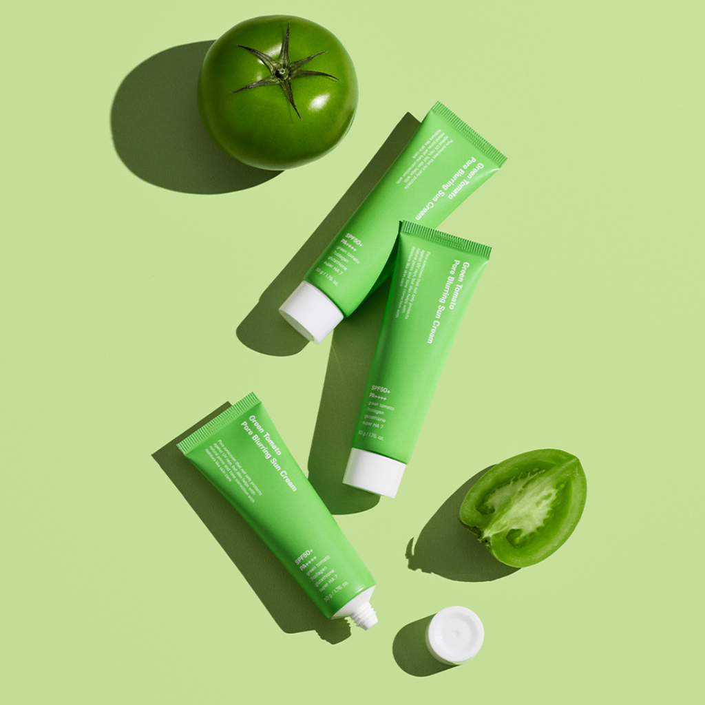 Green Tomato Pore Blurring Sun Cream