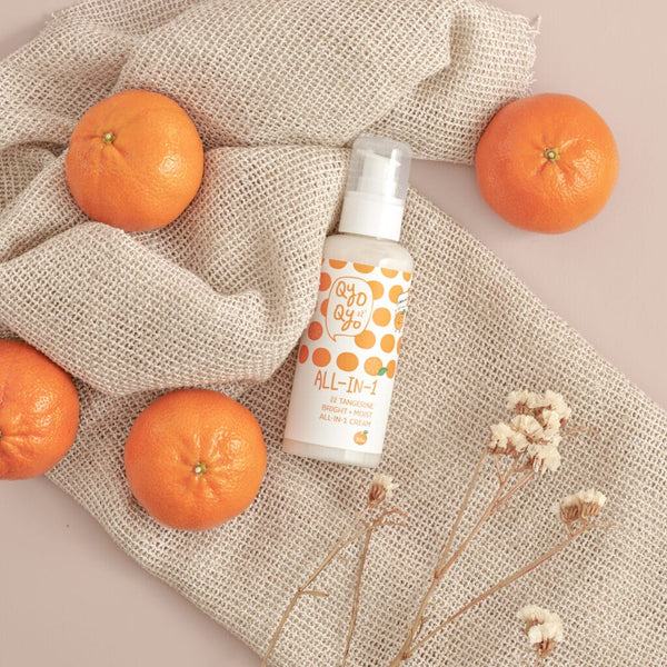 Qyo Qyo Tangerine Bright and Moist All In One Cream Masksheets