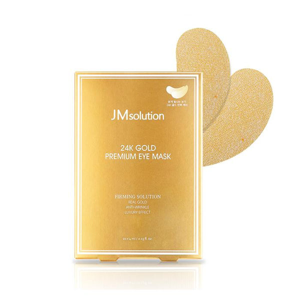 JM Solution 24K Gold Premium Eye Mask 1 Box of 10 Sheets Masksheets