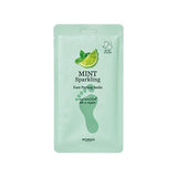 Mint Sparkling Foot Peeling Socks