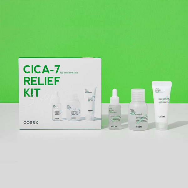 Cosrx Pure Fit Cica-7 Relief Kit | Masksheets