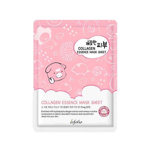 Esfolio Pure Skin Collagen Essence Mask Sheet 1 Box of 10 Sheets