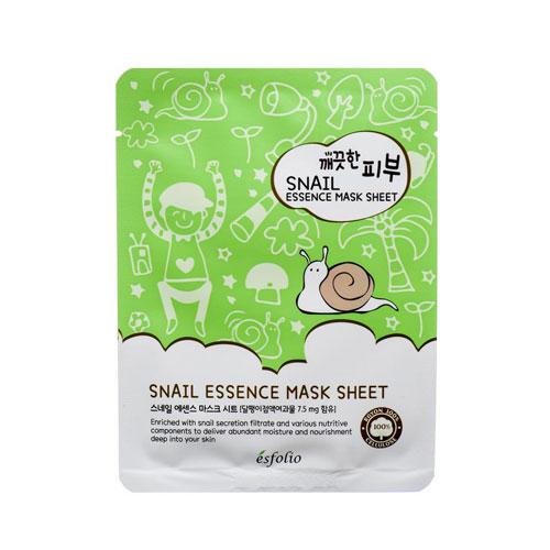 esfolio Skin Snail Essence Mask Sheet 1 Box of 10 Sheets | Masksheets