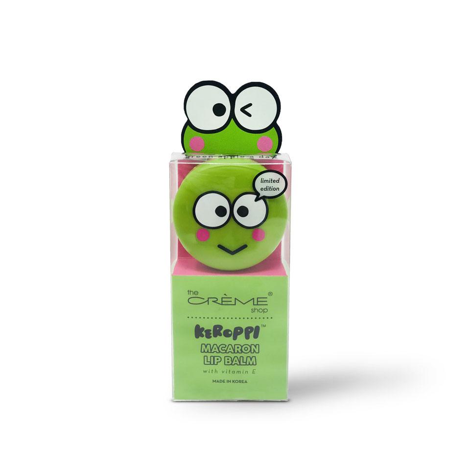 Keroppi Macaron Lip Balm - Green Apple A Day