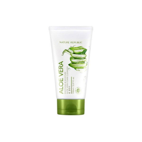 Nature Republic Soothing & Moisture Aloe Vera Foam Cleanser