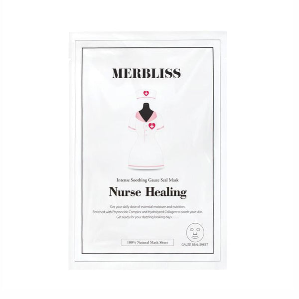 Merbliss Nurse Healing Intense Soothing Guaze Seal Mask Masksheets