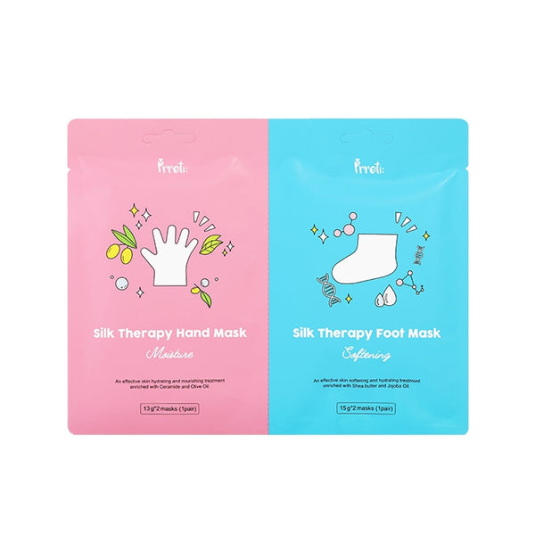 Prreti Silk Therapy Dual Masks Hand, Foot Masksheets