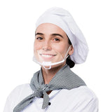 Transparent Plastic Mouth Shield Food Service