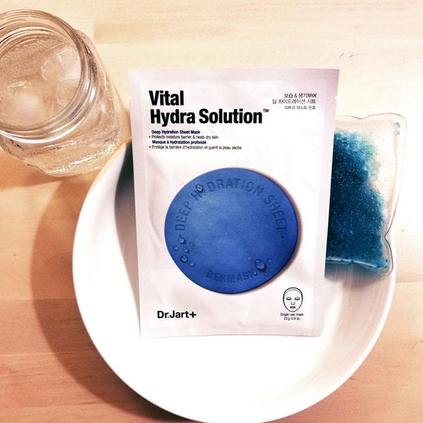 ¡Salpicaduras de agua! Dr. Jart Vital Hydra Solution Mascarilla en Hoja - M Review 33