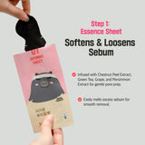 3-Step Premium Black Piggy Nose Strip 3 Sheets