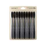 Refreshing Toothbrush Charcoal Black 10 pc