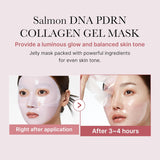 PDRN Pink Collagen Gel Mask - 1 Box of 4 Sheets