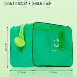 녹색 화장품 가방