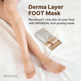 Derma Layer Foot Mask - 1 Box of 5 Sheets