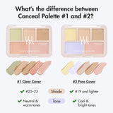 Conceal Blender Palette, #02 Pure Cover