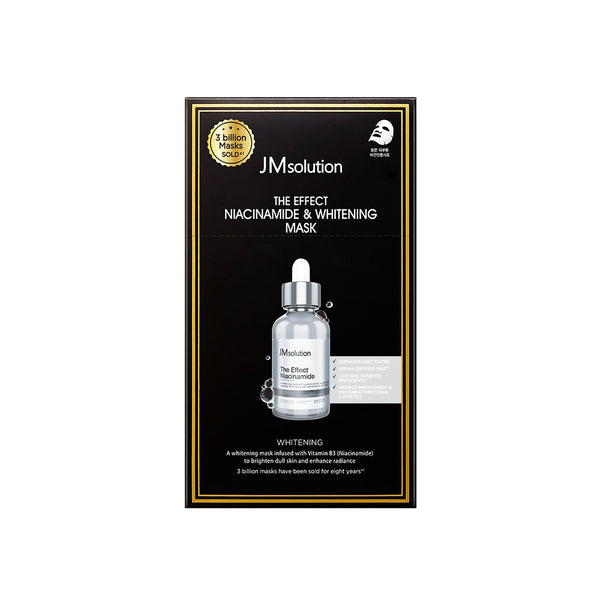 The Effect Niacinamide & Whitening Mask - 1 Box of 10 Sheets | Masksheets
