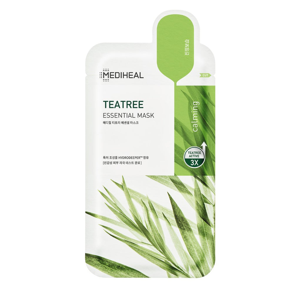 再入荷アイテム Mediheal 10 of Box 1 - Mask Essential Solution Care Teatree パック・フェイスマスク
